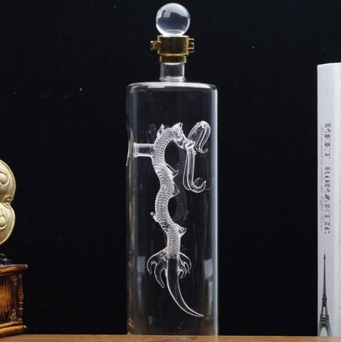Botella de tequila con dragón - Imagen 7