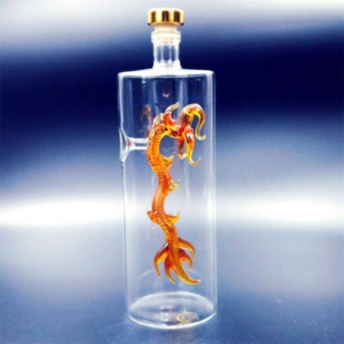 Botella de tequila con dragón - Imagen 6
