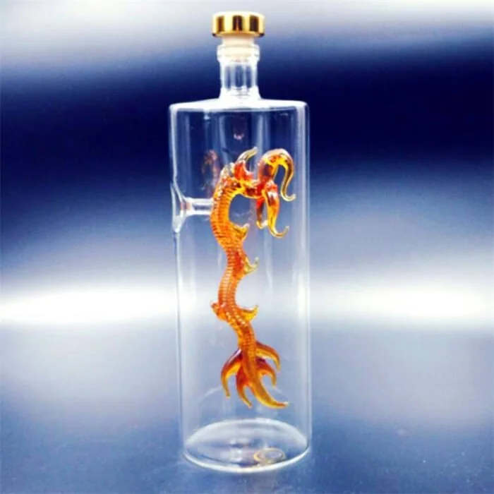 Tequila Bottle with Dragon - Image 6
