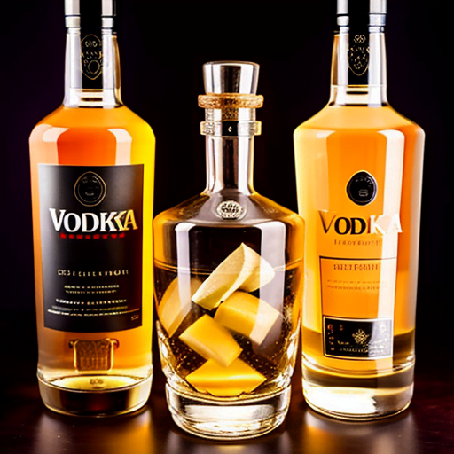 Formas de botellas de vodka