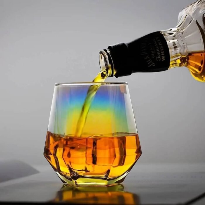Juego de Copas de Vino Hexagonales | Elegantes Copas de 11 Oz para Whisky y Cócteles - Pedidos al por mayor disponibles - Imagen 5